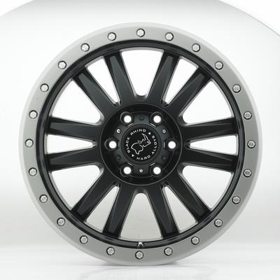 Black Rhino Tanay, 17x9 Wheel With 5x5.5 Bolt Pattern - Matte Black With Matte Graphite Lip - 1790TNY005140G78