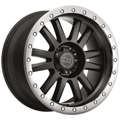 Black Rhino Tanay, 17x9 Wheel With 5x5.5 Bolt Pattern - Matte Black With Matte Graphite Lip - 1790TNY005140G78