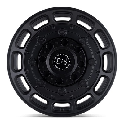 Black Rhino Warthog Wheel, 17x8.5 With 6 On 120 Bolt Pattern - Matte Black - 1785WHG006120M67