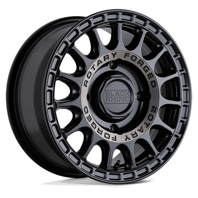 Black Rhino Powersports Sandstorm UTV Wheel, 15x7 With 4 On 156 Bolt Pattern - Semi Gloss Black W/ Machined Tint - 1570SND514156M32