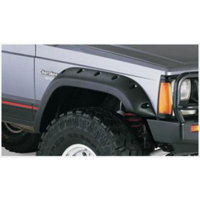 Bushwacker Cut-Out Style XJ Cherokee Front Fender Flares (Paintable) - 10035-07
