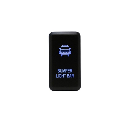 Cali Raised LED Toyota OEM Style Bumper Light Bar Switch (Blue) - CR2389