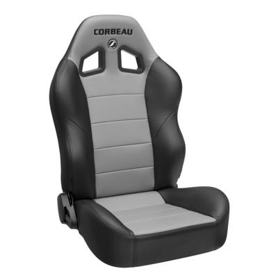 Corbeau Baja XRS Suspension Seats (Black/Grey HD Vinyl) - 96690PR