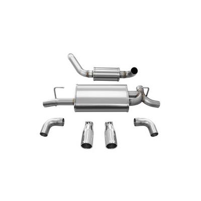 Corsa 2.5 Dual Rear Exit Axle-Back Touring Exhaust System With 3.5 Tips (Polished) - 21016