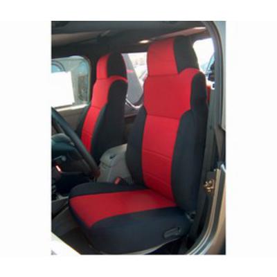 Coverking Neoprene Front Seat Covers (Black/Red) - SPC126