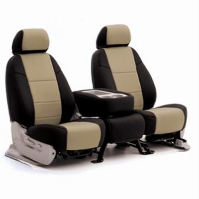 Coverking Custom Seat Cover (Black/Tan) - CSC2A5FD7953