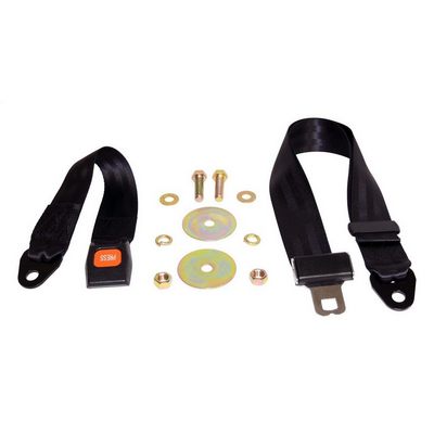 Crown Automotive Replacement Rear Lap Seat Belt (Black) - BELT1B