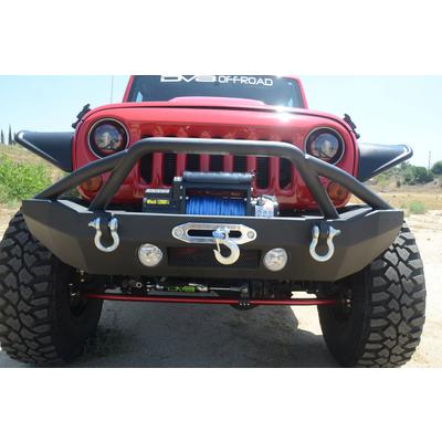 DV8 Offroad Hammer Forged Mid-Length Front Bumper - FBSHTB-14