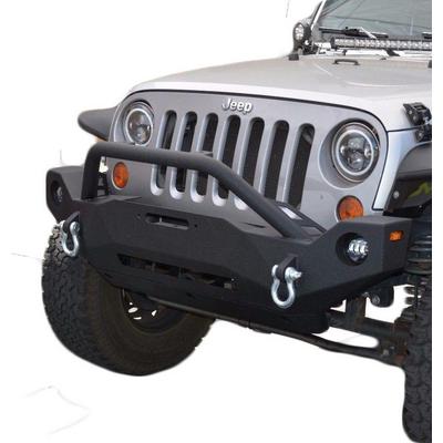 DV8 Offroad Hammer Forged Mid-Length Front Bumper - FBSHTB-19
