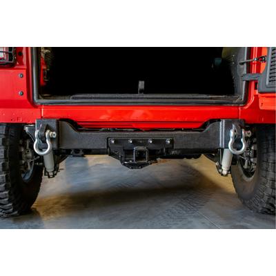 DV8 Offroad Rear Bumper Crossmember With Recovery Shackles (Black) - RBJL-04