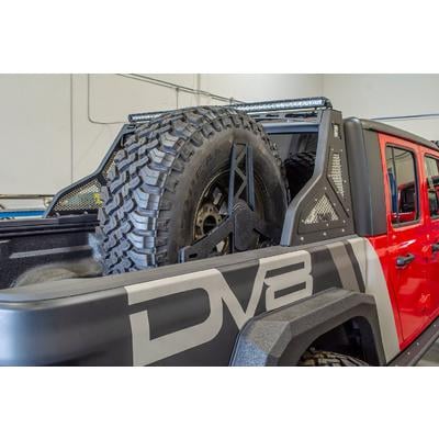 DV8 Offroad Stand Up In Bed Tire Carrier (Black) - TCGL-02