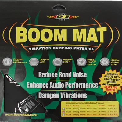 Design Engineering Boom Mat Damping Material (4 Sheets) - 050202
