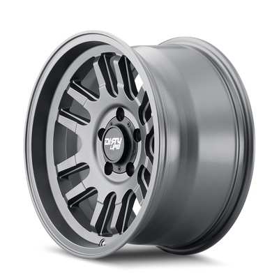 Dirty Life Canyon Wheel, 17x9 With 5 On 139.7 Bolt Pattern - Satin Graphite - 9310-7985MGT0