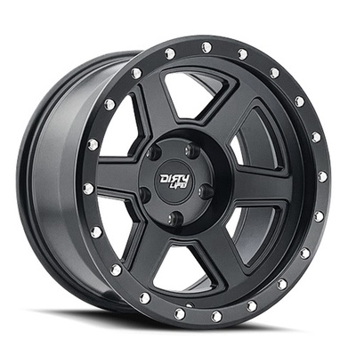 Dirty Life Compound Wheel, 17x9 With 5 On 139.7 Bolt Pattern - Matte Black - 9315-7985MB12