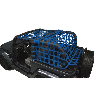 DirtyDog 4x4 4-Piece Cargo Netting Kit (Blue) - J2NN07ACBL