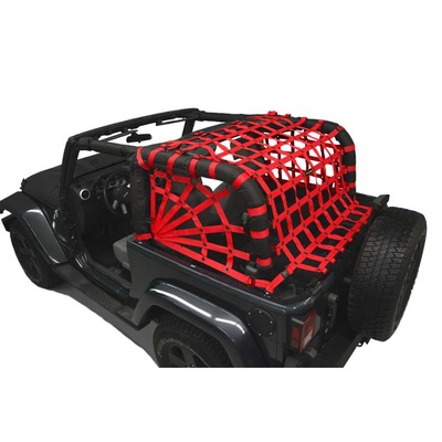DirtyDog 4x4 4-Piece Spider Netting Kit (Red) - J2NN07ASRD