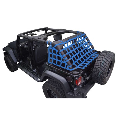 DirtyDog 4x4 5-Piece Cargo Netting Kit (Blue) - J4NN07ACBL