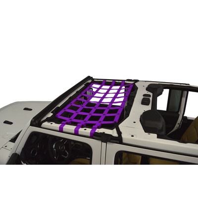 DirtyDog 4x4 Front Seat Netting (Purple) - JL4N18F1PR
