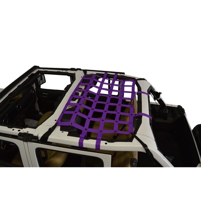 DirtyDog 4x4 Rear Seat Netting (Purple) - JL4N18M1PR