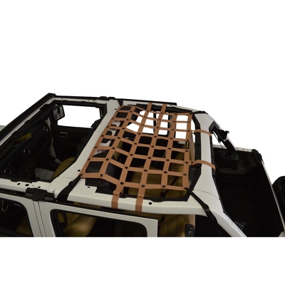 DirtyDog 4x4 Rear Seat Netting (Sand) - JL4N18M1SD
