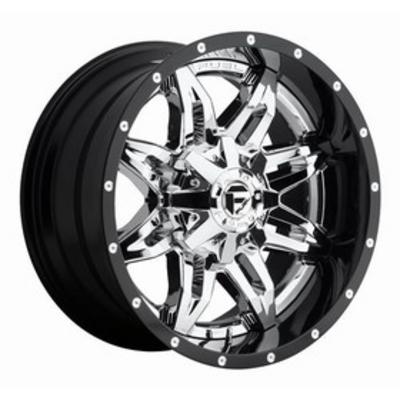 FUEL Off-Road Lethal, 20x10 Wheel With 5 On 4.5 And 5 On 5 Bolt Pattern - Chrome - D26620002647