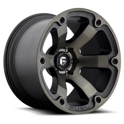 Beast D564, 18x9 Wheel with 5 on 5 Bolt Pattern (Black Machined with Dark Tint) - FUEL Off-Road D56418907350