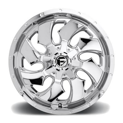 Cleaver D573, 20x9 Wheel with 6 on 5.5 and 6 on 135 Bolt Pattern - Chrome - FUEL Off-Road D57320909857