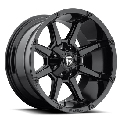 FUEL Off-Road Coupler D575 Wheel, 20x10 With 5 On 5.5/5 On 150 Bolt Pattern - Gloss Black - D57520007050