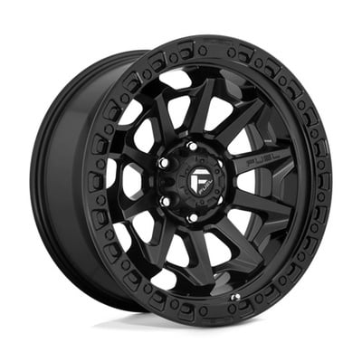 D694 Covert Wheel, 18x9 with 8 on 6.5 Bolt Pattern - Matte Black - FUEL Off-Road D69418908250