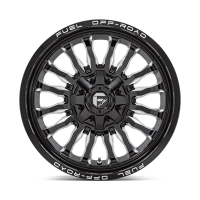FUEL Off-Road D795 Arc Wheel, 22x10 With 8 On 170 Bolt Pattern - Gloss Black Milled - D79522001747