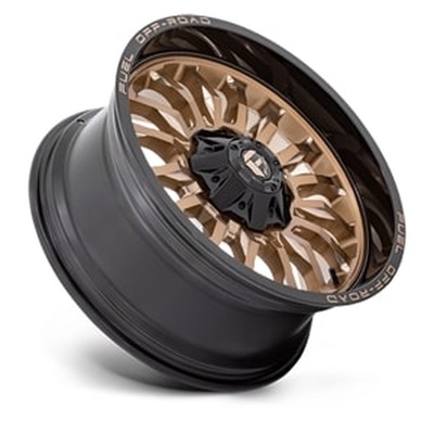 FUEL Off-Road D797 Arc Wheel, 20x9 With 8 On 6.5 Bolt Pattern - Platinum Bronze With Black Lip - D79720908250