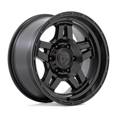 FUEL Off-Road D799 Oxide Wheel, 17x9 With 6 On 5.5 Bolt Pattern - Blackout - D79917908435
