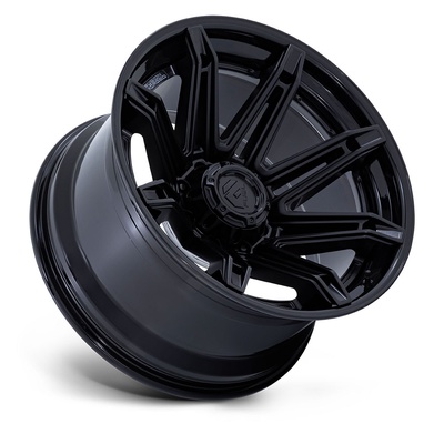 FUEL Off-Road Brawl FC401MX Wheel, 22x10 With 8 On 170 Bolt Pattern - Matte Black W/ Gloss Black Lip - FC401MX22108718N
