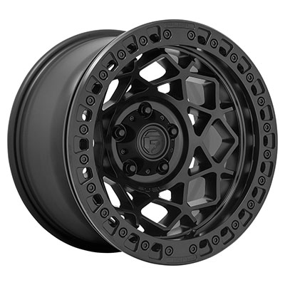 FUEL Off-Road D120 Unit Beadlock Wheel, 17x9 With 6 On 135 Bolt Pattern - Black - D12017908945