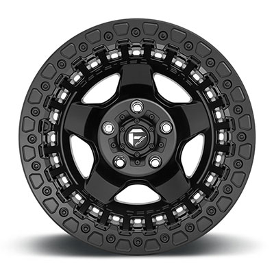 FUEL Off-Road D118 Warp Beadlock Wheel, 17x9 With 5 On 5 Bolt Pattern - Matte Black - D11817907545