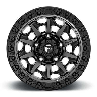 FUEL Off-Road D716 Covert Wheel, 20x10 With 8 On 6.5 Bolt Pattern - Anthracite / Black - D71620008247