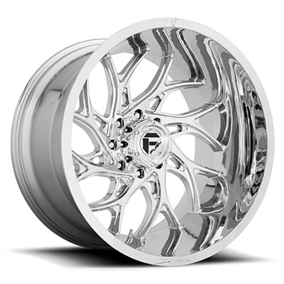 FUEL Off-Road D740 Runner Wheel, 22x12 With 6 On 135 Bolt Pattern - Chrome - D74022208947