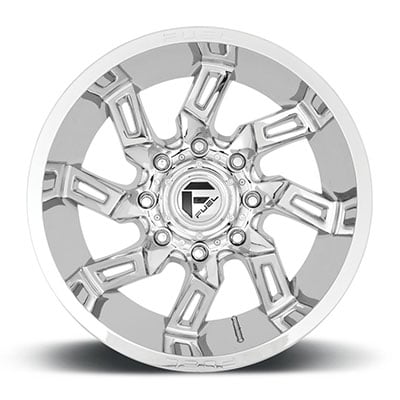 FUEL Off-Road D746 Lockdown Wheel, 20x10 With 6 On 135 Bolt Pattern - Chrome - D74620008947