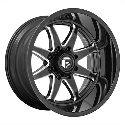 FUEL Off-Road D749 Hammer Wheel, 20x9 With 5 On 150 Bolt Pattern - Black / Milled - D74920905650
