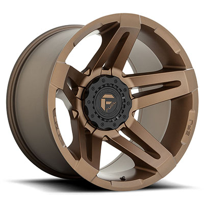FUEL Off-Road SFJ D765 Wheel, 20x12 With 5 On 5.5/5 On 150 Bolt Pattern - Matte Bronze - D76520207047