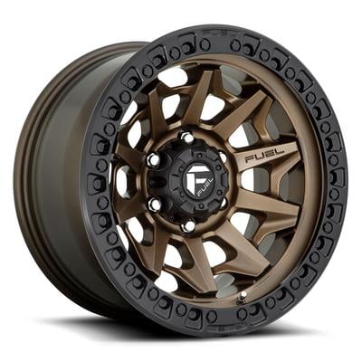 FUEL Off-Road Covert D696 Wheel, 17x9 With 5 On 5 Bolt Pattern - Bronze / Black - D69617907545