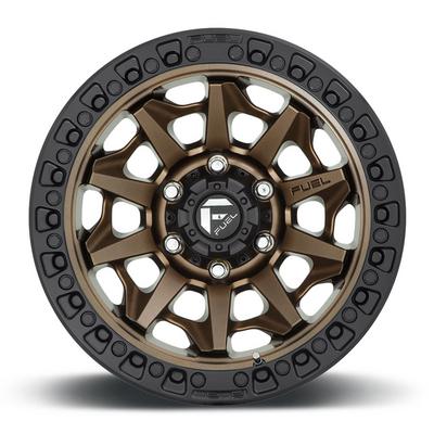 FUEL Off-Road Covert D696 Wheel, 17x9 With 6 On 5.5 Bolt Pattern - Bronze / Black - D69617908450