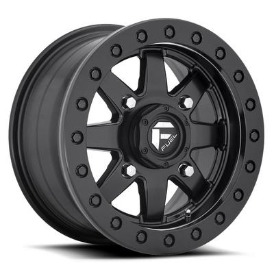 FUEL Off-Road Maverick D936 UTV Beadlock Wheel, 15x7 with 4 on 156 Bolt Pattern - Black - D9361570A554