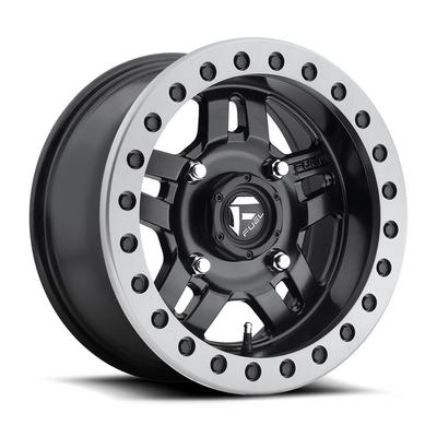 Fuel Off-Road Anza D917 Beadlock Wheel, 14x7 With 4 On 136 Bolt Pattern - Black / Anthracite - D9171470A654