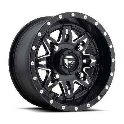 Fuel Off-Road Lethal D567 Wheel, 14x7 With 4 On 156 Bolt Pattern - Black - D5671470A544