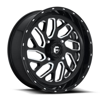 Fuel Off-Road Triton D581 Wheel, 22x7 With 4 On 136 Bolt Pattern - Black - D5812270A644