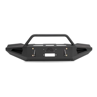 Fab Fours Red Steel Front Bumper With Pre-Runner Guard (Black) - DR06-RS1162-1