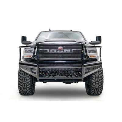 Fab Fours Black Steel Front Bumper With Full Guard (Black) - DR19-S4460-1