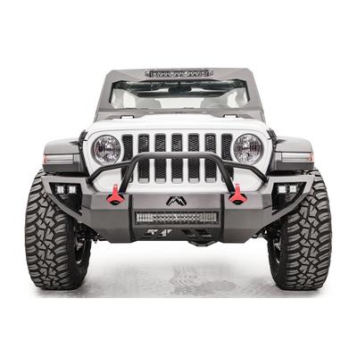 Fab Fours Vengeance Front Bumper With Pre-Runner Guard (Bare) - JL18-D4652-B