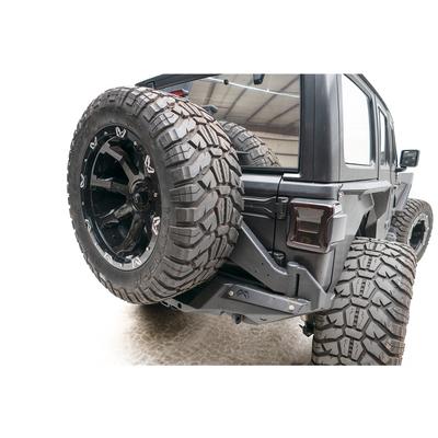 Fab Fours Off-the-Door Tire Carrier (Black) - JL18-Y1851T-1